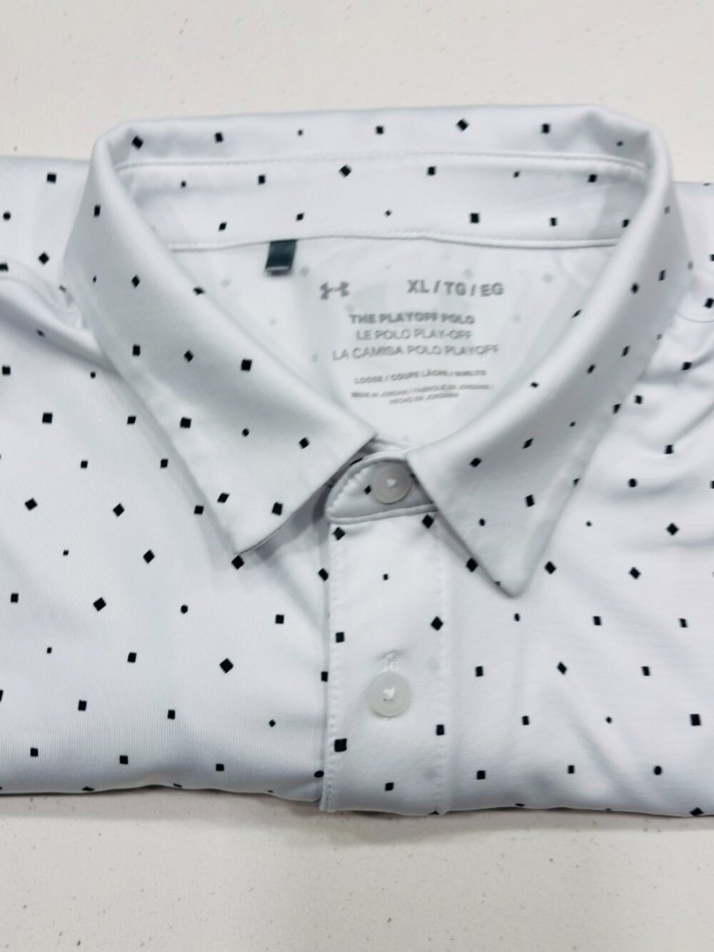 Under Armour Men's White Performance Polo Shirt XL Golf Athletic Casual - Picture 5 of 9